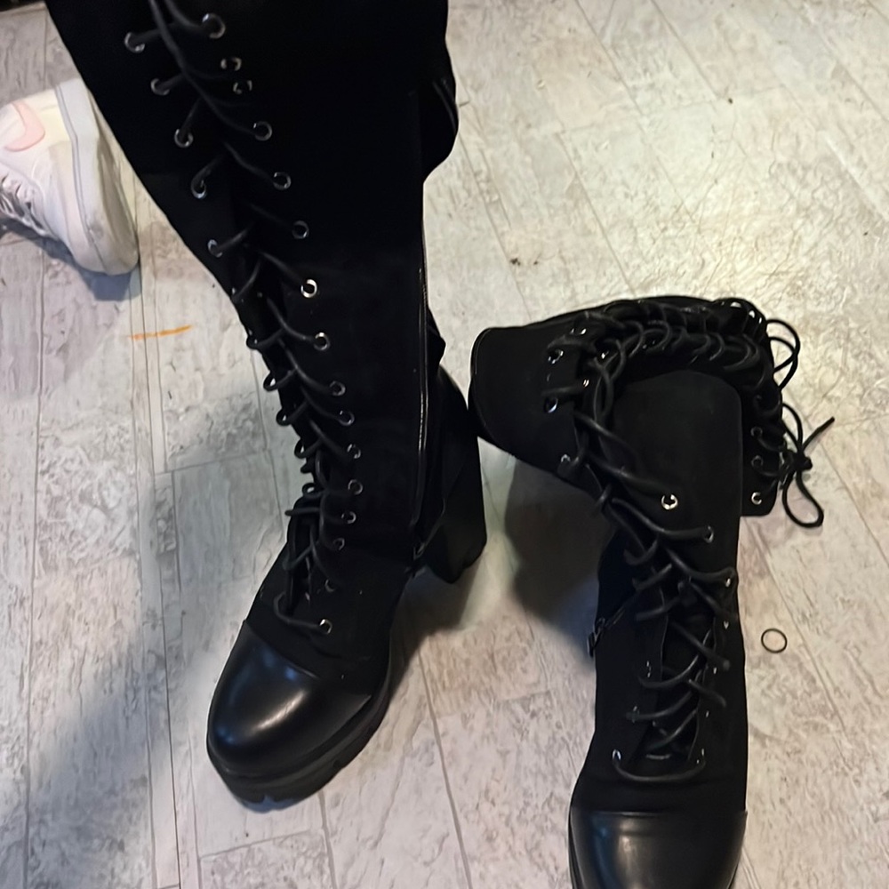 Knee high boots